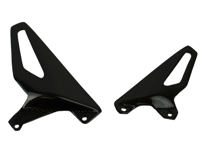 Heel Guards in 100% Carbon Fiber for Ducati Panigale V4