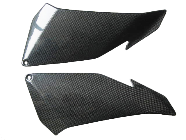 Under Upper Fairing Covers in 100% Carbon Fiber for Aprilia Tuono V4 11+