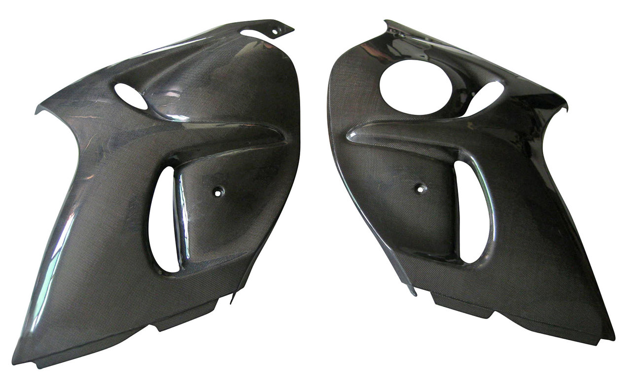 Side Panels in 100% Carbon Fiber for Suzuki GSX1300 R Hayabusa 2008-2019